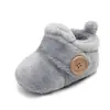 Comercio exterior nuevo zapatos para bebé de 0 a 1 año niño pequeño zapatos de tela suave para bebé zapatos de algodón cálidos venta al por mayor D0841