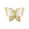Nova mãe natural shell casulo borboleta borboleta corpete elegante casaco terno broche pino senhoras roupas por atacado