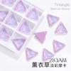 Xichuan Zapatos Planos con Hebilla Triangular Cosidos a Mano Moca Diamante de Cristal Piedra de Cristal Fondo Plano Ropa Brillante Accesorios de Equipaje