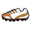 Decoración para el Mundial DIY Charms de Zapatos Deportivos de Fútbol Parches de Goma Suave de PVC Accesorios para Zapatos de Jardín
