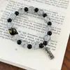 Popular Pulsera de Brazalete Cuchara Estilo Chino de Paz y Alegría, Estilo Bosque Lujo Ligero Nicho Regalo para Mejor Amiga o Novia