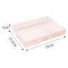 Caja de Arena Plegable Desechable para Gatos para Personas Perezosas, Inodoro Portátil para Gatos Montado en Coche, Caja de Arena Desechable Mensual de Gran Capacidad para Gatitos