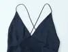 Atacado Outono 2025 Novo Estilo Europeu e Americano Vestido Longo Feminino Cor Lisa Textura de Cetim de Seda 2737