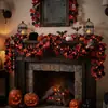 Guirlanda de Folhas de Bordo Artificiais para Decoração de Casa Transfronteiriça, Halloween, Ação de Graças, Festival da Colheita