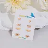 Nuevos Pendientes de Acero Inoxidable, Corazón Geométrico Simple, Regalo de San Valentín, Pendientes de Entrega en una Semana, Venta al por Mayor de Fábrica en Stock