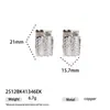 Pendientes Trenzados Bicolor Oro y Plata, Pendientes Exquisitos y de Estilo Sencillo Otoño e Invierno para Mujer, Pendientes Bicolor al por Mayor