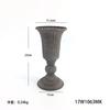 Vasos de Flores Altos de Ferro Retrô Atacado Jardinagem Plantas Verdes Vasos para Suculentas Arranjos de Flores Antigos Americanos Ornamentos de Vaso para B&B