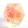 Dados Dungeons and Dragons Atacado Mais Vendidos 1 D6D20 Fosco Colorido Letras Douradas Dnd Rpg Dados Multilaterais