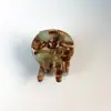 Clip para el Cabello Redondo Pequeño con Textura de Acetato Estándar de Oro Coreano Clip Lindo para Flequillo Pasador Pinza Superior Exquisito Clip para el Cabello de Princesa