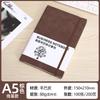 Cuaderno A5 Personalizado Negocio Piel de Oveja Cuero Suave Banda Elástica Bloc de Notas Multicolores Tacto Piel Diario Al Por Mayor