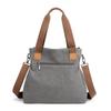 Bolsa de Ombro de Lona Feminina Portátil Estilo Coreano Novo Personalizado de Fábrica Combina com Tudo Casual Moda Grande Capacidade Ombro Transversal