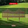 Valla de Plástico Transfronteriza Personalizada Valla Blanca de PVC para Jardinería Decoración Patio Proyecto de Jardín Valla para Paisajismo