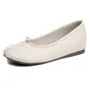 Zapatos de Mujer de Punta Dividida Estilo Francés, Nuevos Zapatos Planos de Ballet de Suela Suave para Primavera/Verano, Zapatos de Boca Baja de Abuela, Zapatos Retro de Pezuña de Cerdo