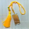 Placa de Ouro Puro 999 para Sucesso Acadêmico, Bênçãos Celestiais, Adesivo de Ouro para Celular, Pingente de Cartão de Ouro para Aumentar a Riqueza, Atacado de Caixas de Presente