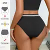 Artículos de Venta Caliente Estilo Europeo y Americano Transfronterizos Exclusivamente para Shein Temu Calzones de Mujer de Cintura Media Sin Costuras, Ropa Interior Transpirable Simple y Sin Marcas