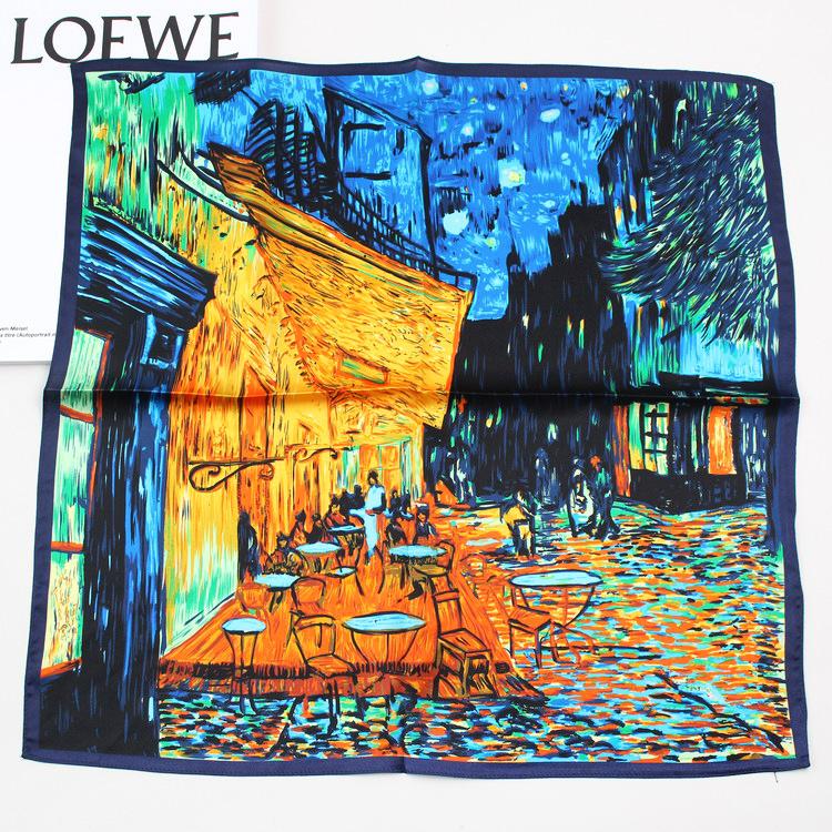 1夜间的露天咖啡座