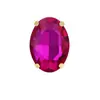 Broca de garra de cristal oval em forma de ovo de cristal de vidro furadeira costurada à mão material para acessórios de vestido de noiva acessórios de cabelo