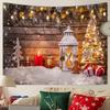 Tapeçaria de Natal Nórdica Comércio Exterior Transfronteiriço Amazon Quente Lareira de Natal Decoração de Natal Tecido para Pendurar Personalização