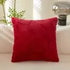 Fábrica de Origem Almofada Mais Vendida na Amazon, Almofada de Textura de Pele de Coelho Faux de Luxo Leve, Almofada Decorativa para Sofá de Sala de Estar