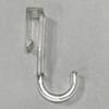 Gancho Transparente de Plástico em Forma de Z Gancho S Tira Sólida Tubo Redondo Tubo Quadrado Acessórios para Rack de Tubo de Aço Inoxidável Tira Plana Rack de Armazenamento Sem Prego
