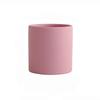 Maceta Cilíndrica de Cerámica Color Morandi con Bandeja Nórdica Ins Hogar Interior y Exterior Planta Verde Flor Flor Carnosa