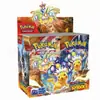 Caixa Surpresa de Cartas de Pokémon Mais Vendida Internacionalmente Versão Inglesa de Pokémon Cartão Flash de Pokémon Carta do Pikachu 360