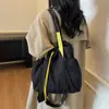 Mochila Multifuncional de Lona para Exterior para Mulheres 2025 Novo Estilo Bolsa para Passeio e Viagem Mochila Transversal Colorida da Moda