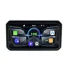 Gravador de Condução Carplay para Moto com Suporte Magnético de 6,25 polegadas, Gravação Dupla Frontal e Traseira HD 1080P
