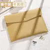 Bolsa para Arquivos A4 Bolsa Personalizada de Couro para Armazenamento de Documentos Pasta Grande Capacidade Espessada Impermeável Bolsa para Conferências de Negócios
