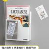 Caixa de armazenamento magnética para geladeira estilo japonês Home story prateleira de armazenamento sem furos cesta de armazenamento para itens domésticos filme plástico