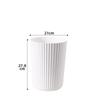 Cubo de Basura Hogar Dormitorio Celebración de Internet Baño Mesita de Noche Cocina Sin Tapa Avanzado Creativo Simple Grande Engrosado Blanco y Negro