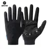 Rock Brothers Guantes de Ciclismo Impresos en 3D Guantes de Ciclismo de Carretera de Dedo Completo Dedo Largo para Hombre y Mujer Pantalla Táctil Primavera, Verano y Otoño