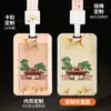 Portatarjetas de campus personalizado con cordón para tarjetas de comida de estudiantes, impresión en relieve colorida, etiquetas de plástico al por mayor para empleados