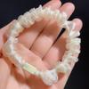 Anillo de Intestino Delgado de Crema de Primavera y Otoño Manual DIY Anillo para el Cabello Banda para el Cabello de Alta Elasticidad Diadema Fresca que Combina con Todo Accesorios para el Cabello