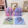 Set de 6 sellos de cristal de dibujos animados, cara sonriente de dibujos animados linda, sellos coloridos para niños, sellos de estímulo para estudiantes, premios de regalo
