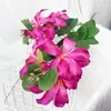 Actividad de simulación de venta al por mayor de fábrica Decoración del hogar Bauhinia de lirio Actividad de diseño de sitio Ramo de actividades Flores artificiales