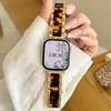 Banda de Metal de Tres Piezas de Resina Adecuada para Apple Watch iWatch Décima Segunda Generación 11/10