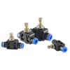 Válvula Borboleta Tipo Tubo Easun Esa Rápida 4681012 Conector Pneumático Unidirecional Instalação Rápida Passante