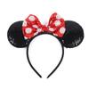Acessórios de cabelo Mickey transfronteiriços 2023 tiara de festa com laço de bolinhas tiara de parque de diversões tiara de festival acessórios de cabelo infantis em estoque