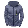 Cardigan jaqueta com capuz em fleece jacquard esportivo casual masculino 1