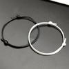 Pulsera Básica Simple de Hilo Encerado Pulsera Básica Tejida a Mano Ajustable Joyería para Pareja Suministro Transfronterizo Regalo