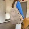 Mochila de Malla Transfronteriza Estilo Coreano Color Macarrón Simple Ligera y Versátil para Niñas de Secundaria