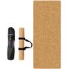 Cuerda de saltar de goma antideslizante, silenciosa, engrosada y ensanchada, personalizada, para fitness, esterilla de yoga de corcho para el hogar.