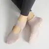 Meias de Yoga Antiderrapantes Profissionais Femininas de Algodão Puro Finas para Iniciantes Pilates Esportes Internos Respiráveis Fitness Meias de Dança