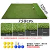 Tapete de batida de golfe mais vendido internacionalmente, verde simulado, tapete de prática portátil 2 em 1, tapete de treinamento de swing de golfe