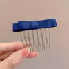 Nuevo peine anti-deslizante estilo coreano con un delicado lazo de mariposa, diseñado para mujeres, creando un peinado alto elegante, y con un elegante pasador lateral y accesorio para el cabello
