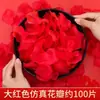 Pétalos de Rosa para Confesión de Boda, Flores Decorativas para Lanzar a Mano, Propuesta de San Valentín, Suministros de Decoración Romántica para Habitación de Boda