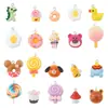 Accesorios para joyería DIY, colgantes de resina, aretes, llaveros, accesorios con cuentas, pulseras de dibujos animados, accesorios para cadena de teléfono
