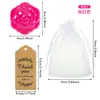 Venta Caliente Transfronteriza Rosa Plegable de Bolsillo Mini Lupa Portátil Espejo de Maquillaje Espejo Pequeño Set de Regalo