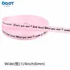 Cinta de Poliéster Mate Retro Inglesa de 0.6cm Empaque de Caja de Regalo Accesorios para Joyería DIY Material de Lazo de Cinta